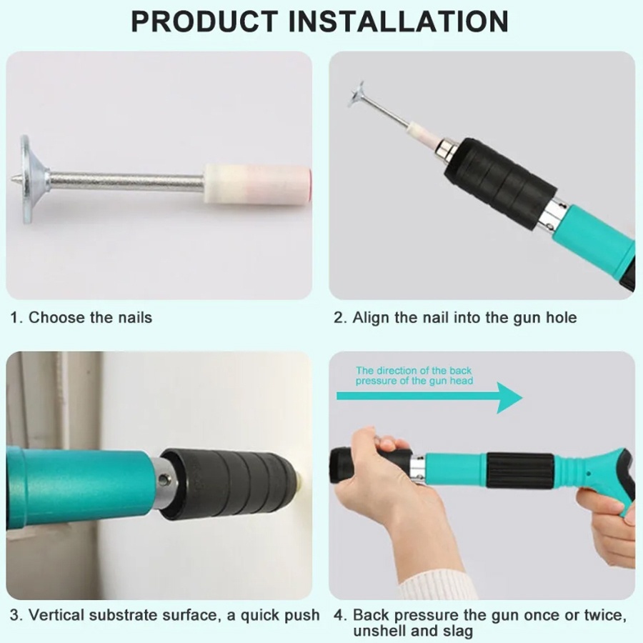 Mini Steel Nail Rivet Gun Manual For Concrete Steel Rivet Punch Gun ...