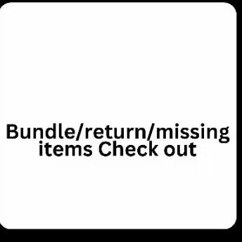 Bundle / return/missing items checkout (Christelle) | Shopee Philippines