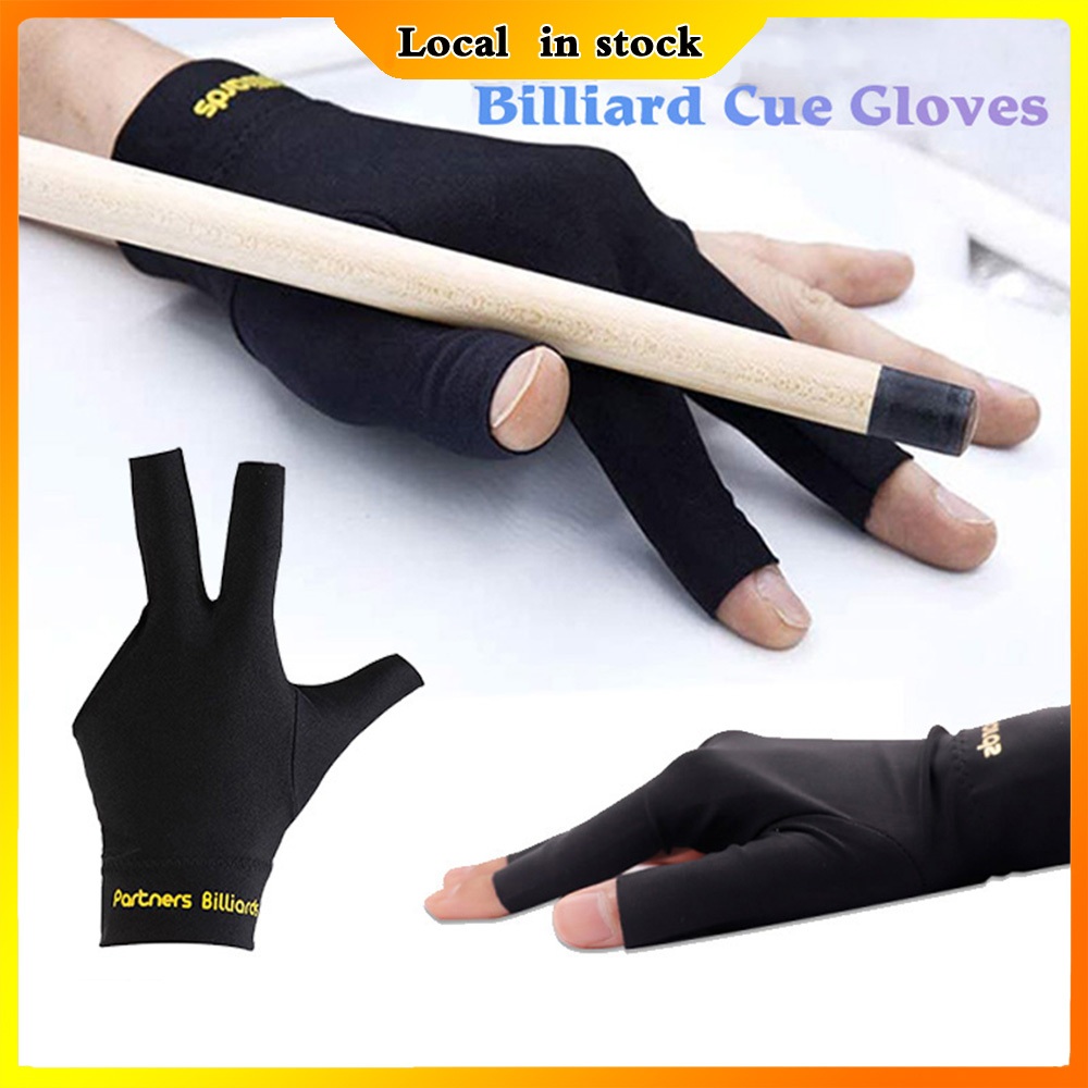 Left-Hand Snooker & Pool Glove – Spandex Three-Finger Design For Smooth Cue Action