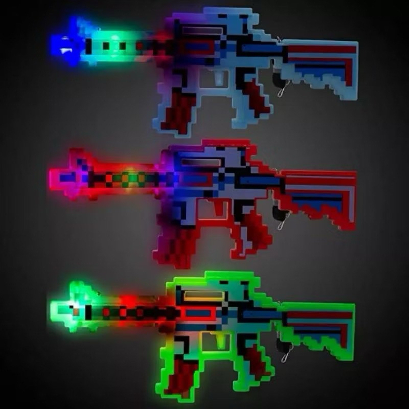 Minecraft Pixel Machine Guns with Sound and Lights | Shopee Philippines