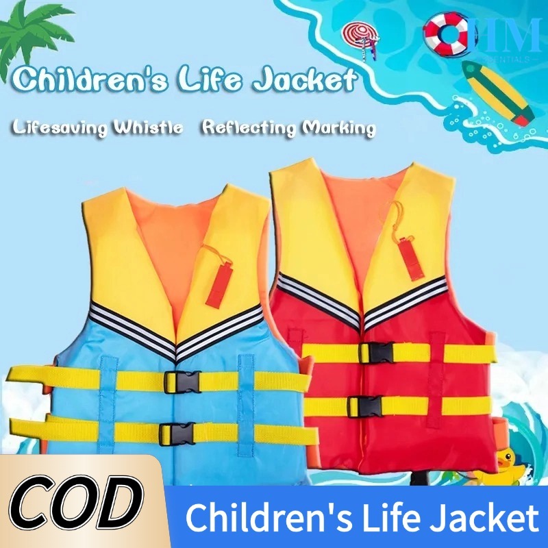 Life Vest Jacket Kids Marine Safety Life Jacket For Outdoor Water Sport ...