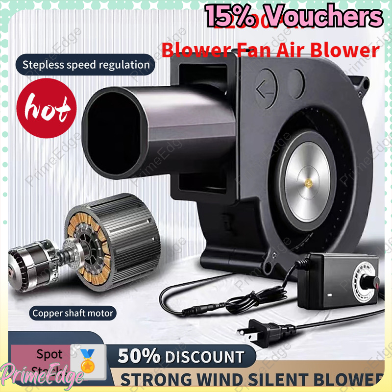 PrimeEdge Mini Blower Fan with Speed Control for Barbecue Cooking and ...