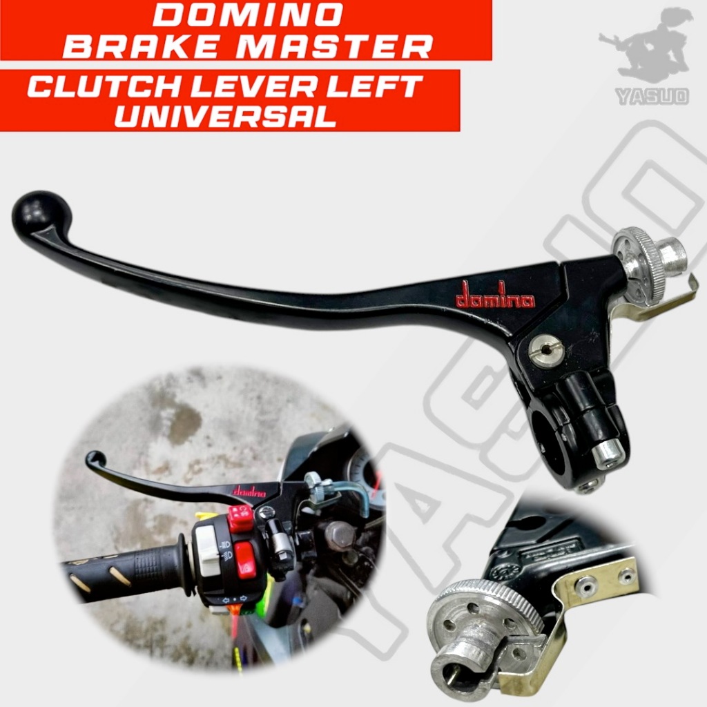 Domino Command Lever Starter Lever – Universal Motorcycle Handlebar Mount, Made In Italy (0370.03)
