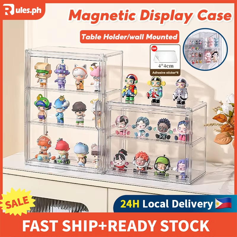 Rules Wall Mounted Dustproof Popmart Acrylic Display Case Stackable ...