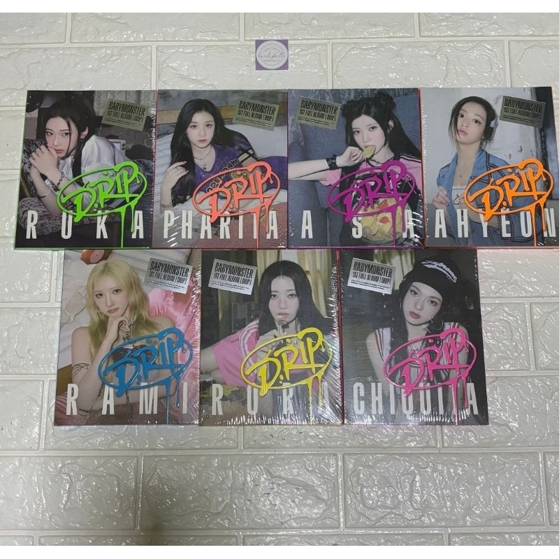 BABYMONSTER DRIP ALBUM YG TAG 1ST FULL ALBUM VER PHARITA RORA CHIQUITA ...