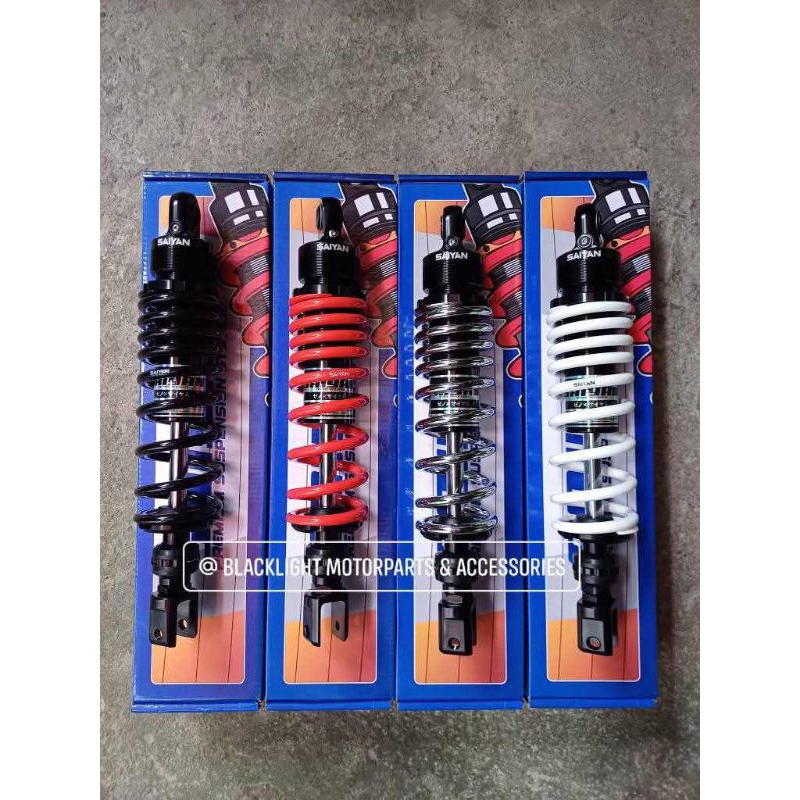 SAIYAN Rear Shock FULLY ADJUSTABLE for CLICK, BEAT, MIO SPORTY, SOULTY ...
