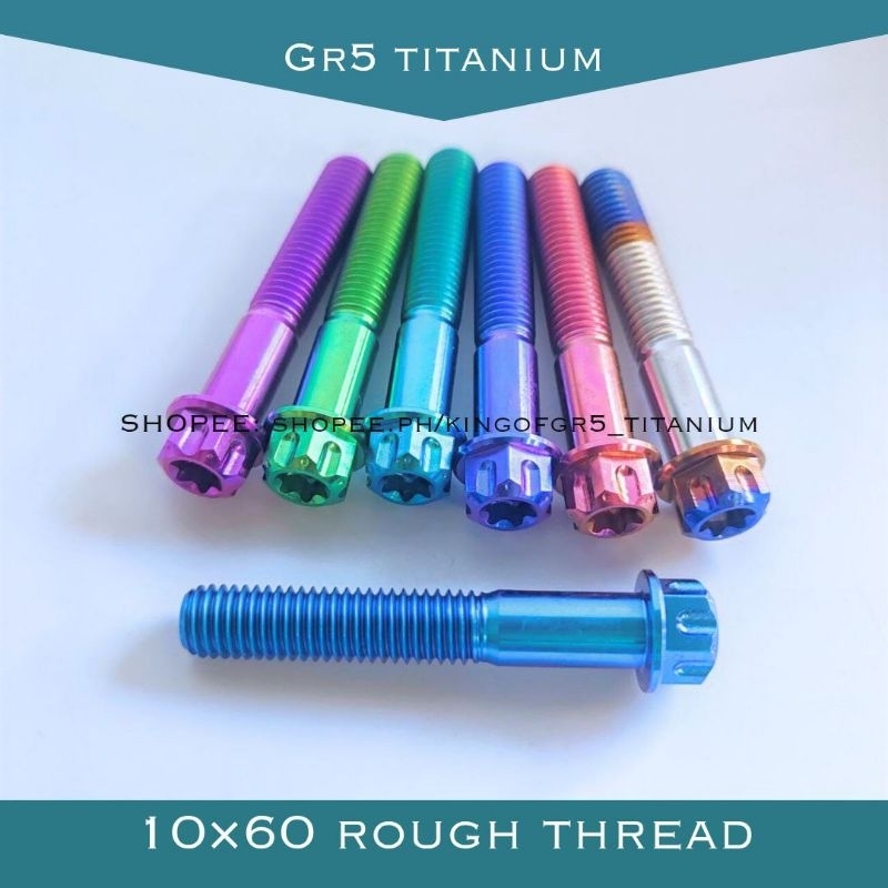 Gr5 Titanium Rough Thread 10x60 1pc | Shopee Philippines