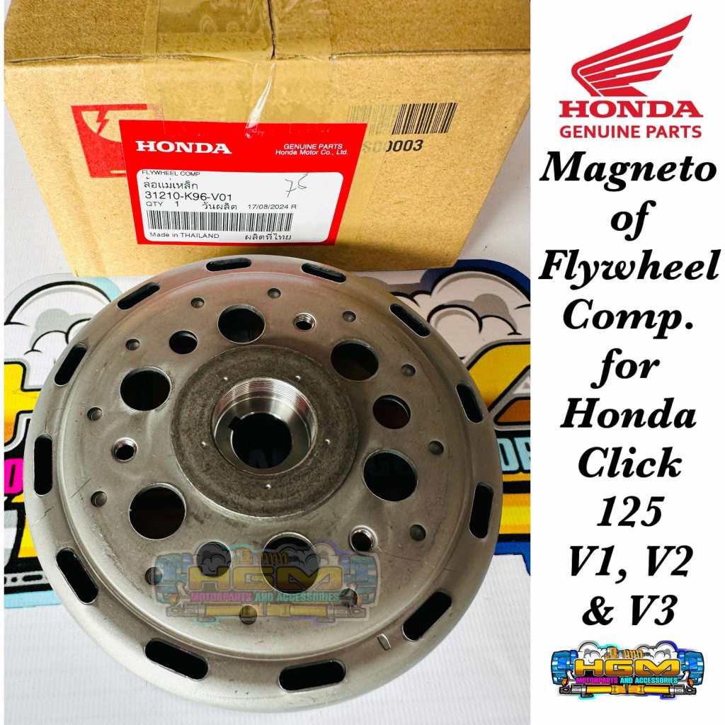 FLYWHEEL COMP FOR HONDA CLICK 125 V2 & V3 | HONDA GENUINE PARTS | 31210 ...
