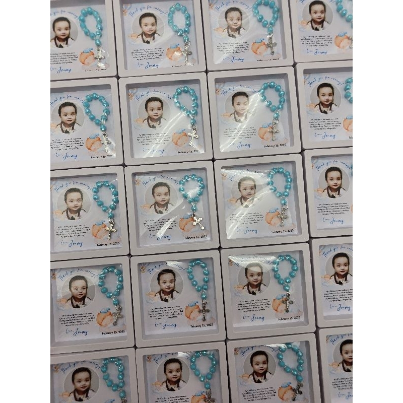 Customized Floating Frame Souvenir (Bday, baptism, wedding, etc ...