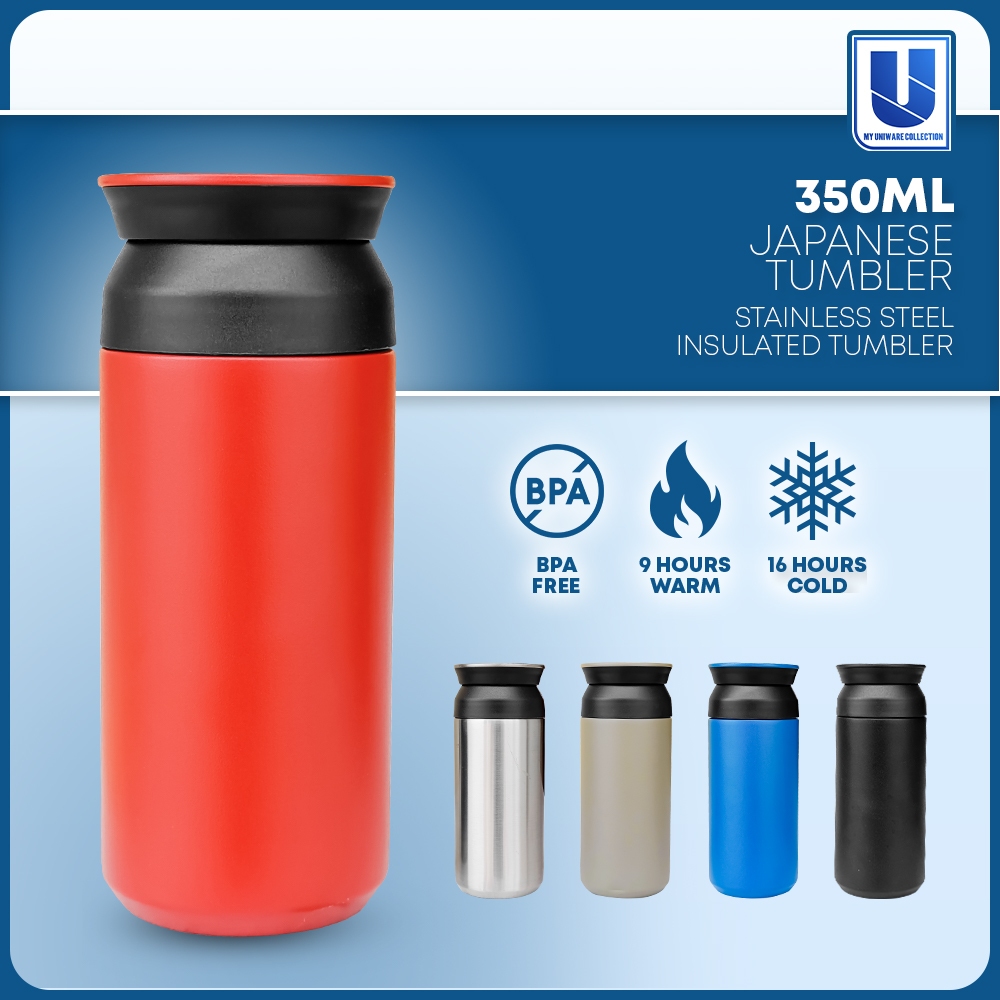 Stainless Steel Thermos Vacuum Tumbler Coffee Cup Office water bottle 350ML