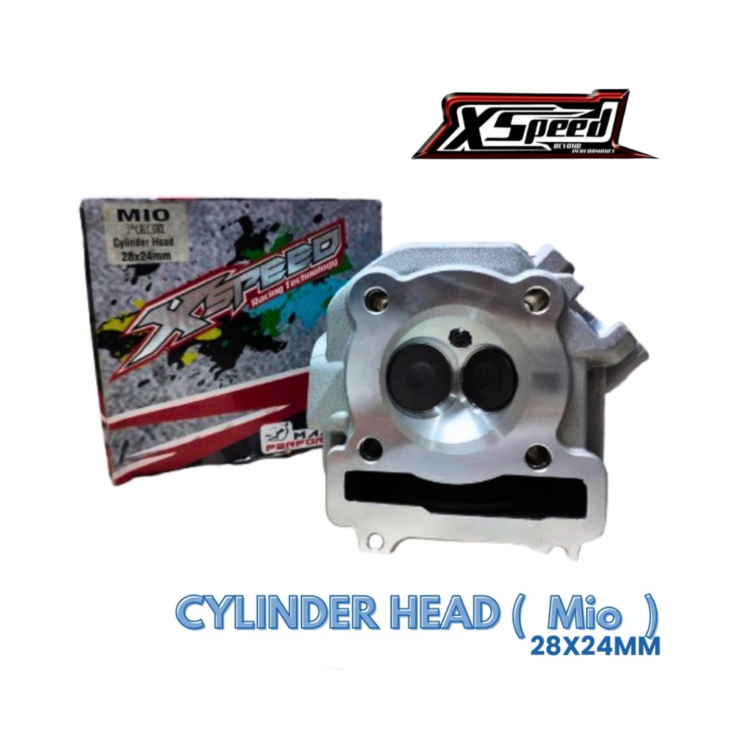 CYLINDER HEAD XSPEED MIO 28X24MM | Shopee Philippines