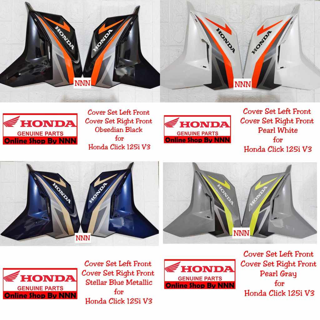 HONDA GENUINE PARTS FRONT SIDE COVER FOR HONDA CLICK 125i V3 | Shopee ...
