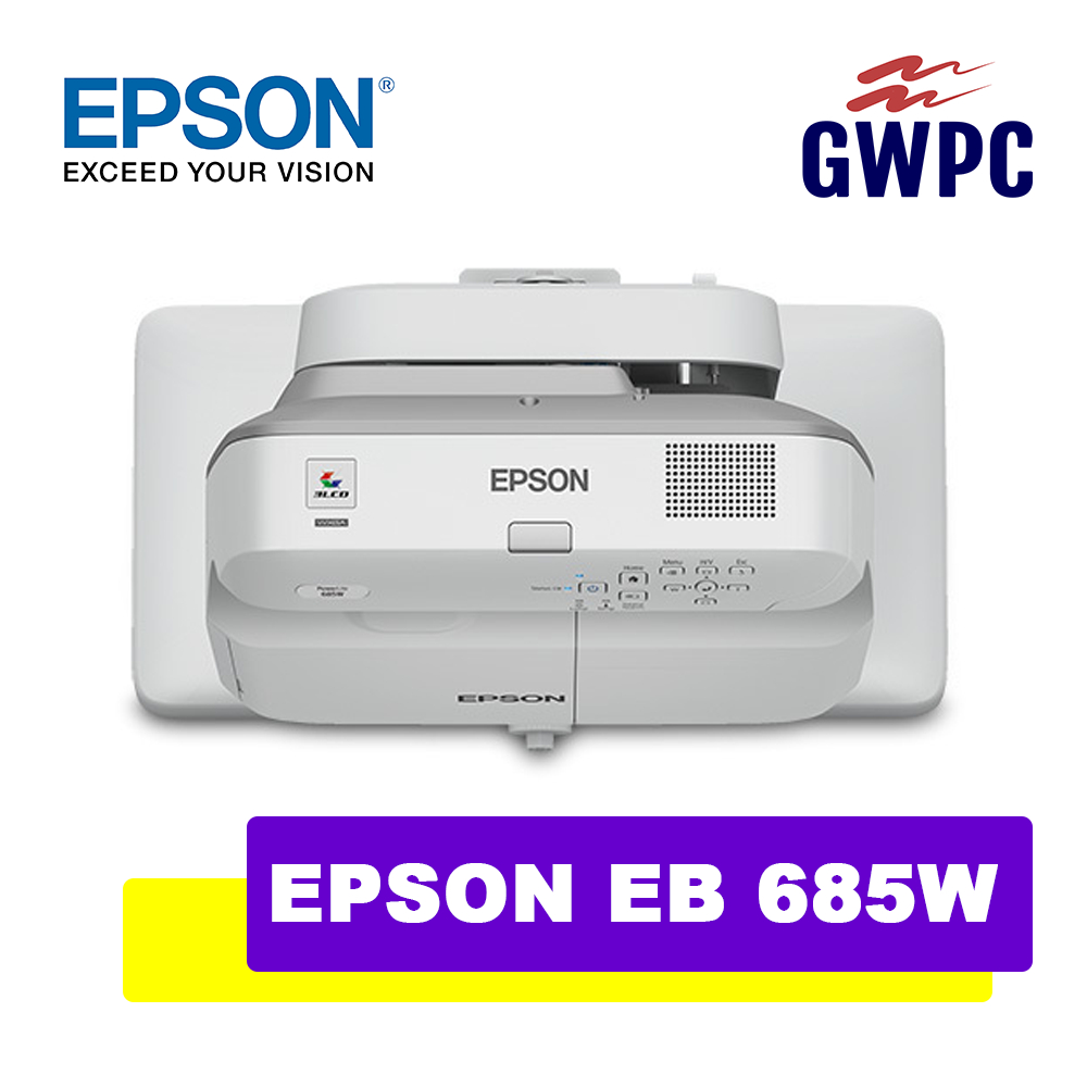 Epson EB-685W Ultra-Short Throw WXGA 3LCD Projector | Shopee Philippines
