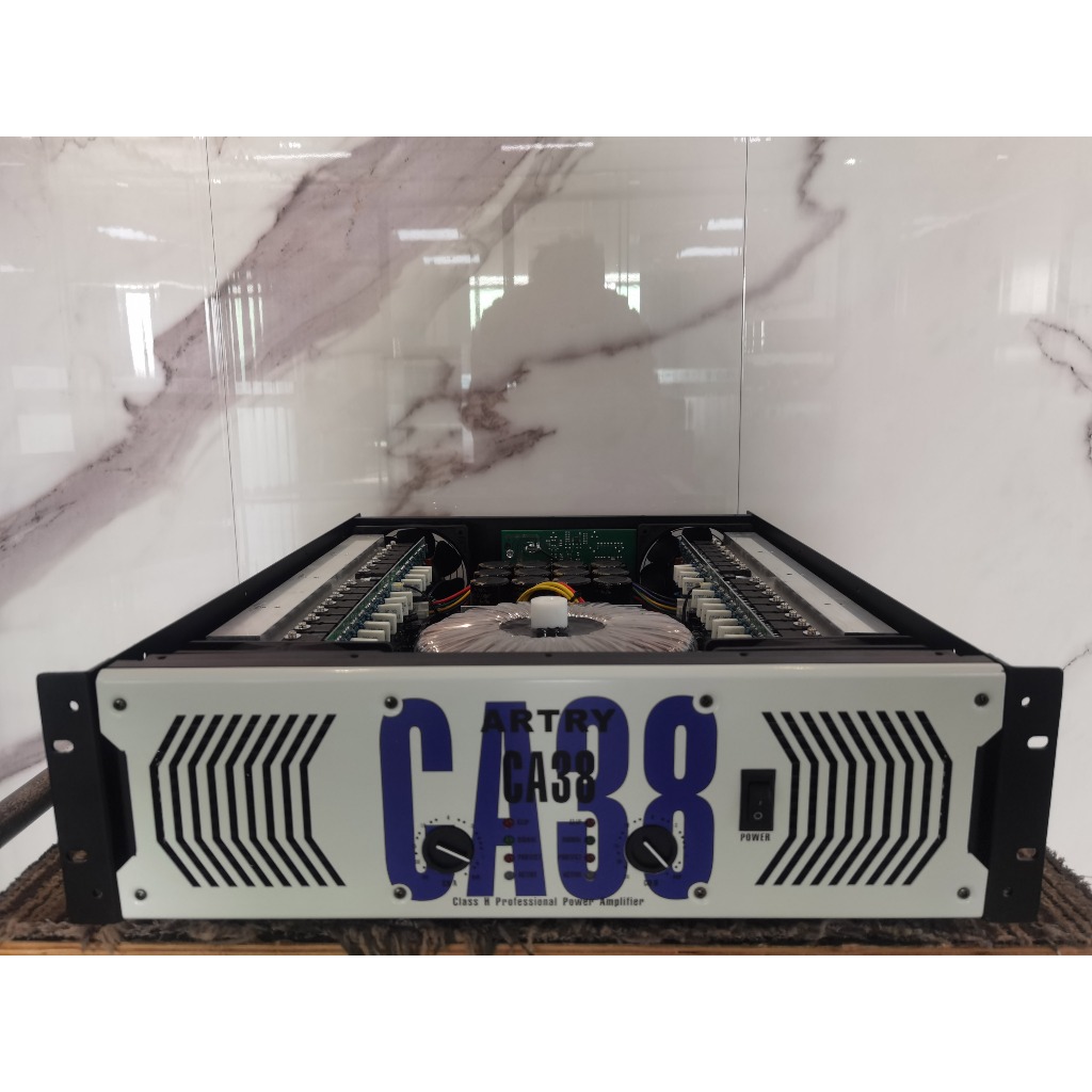ARTRY CA38 Professional amplifier, two channels, 2000W high-power 8 ...