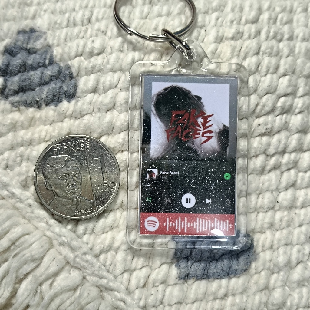 SB19 Spotify Solo Album Acrylic Keychains 5cm x 3.2 cm with FREE member ...