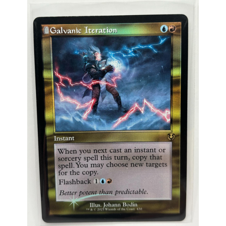 MTG TCG | INR-0430 R (Retro Foil) Galvanic Iteration | Shopee Philippines
