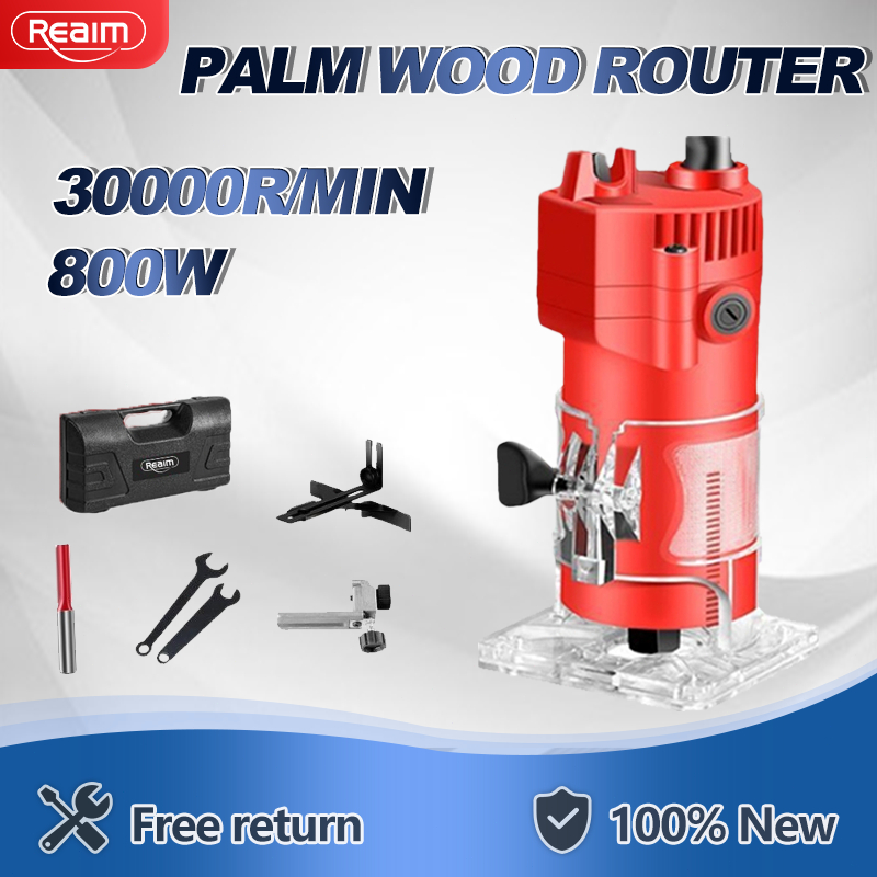 REAIM Electric Saw Woodcutter Handheld Palm Wood Router Electric Wood ...