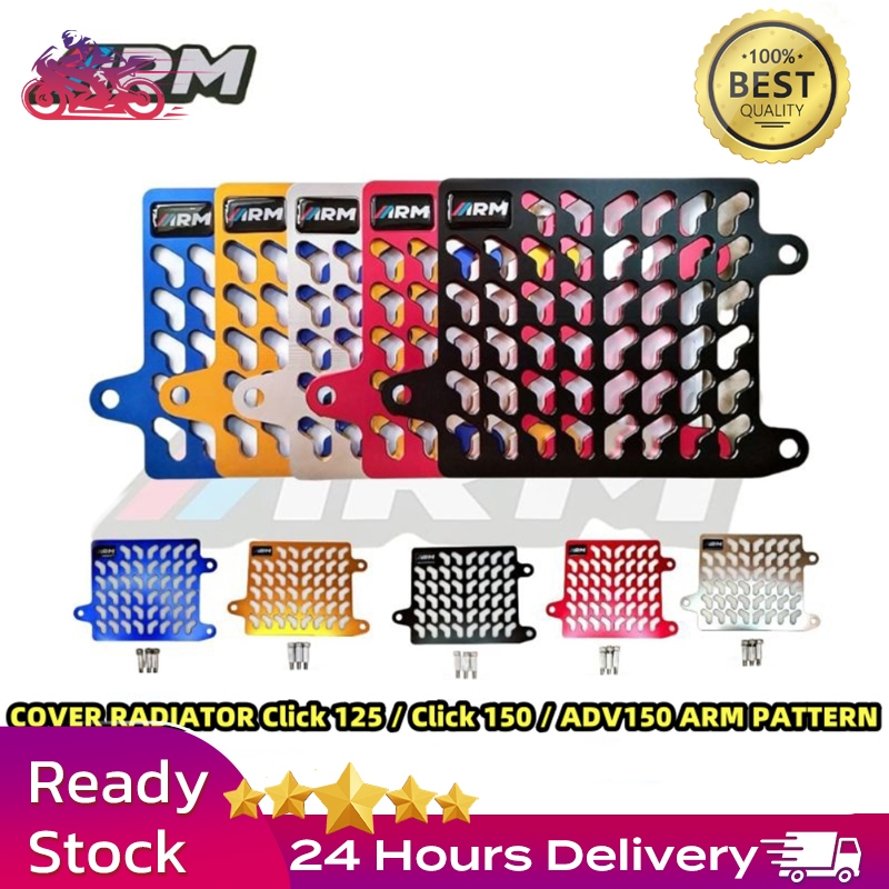 ARM Radiator Cover For Honda Click 125 / Click 150 / PCX160 Alloy Made ...