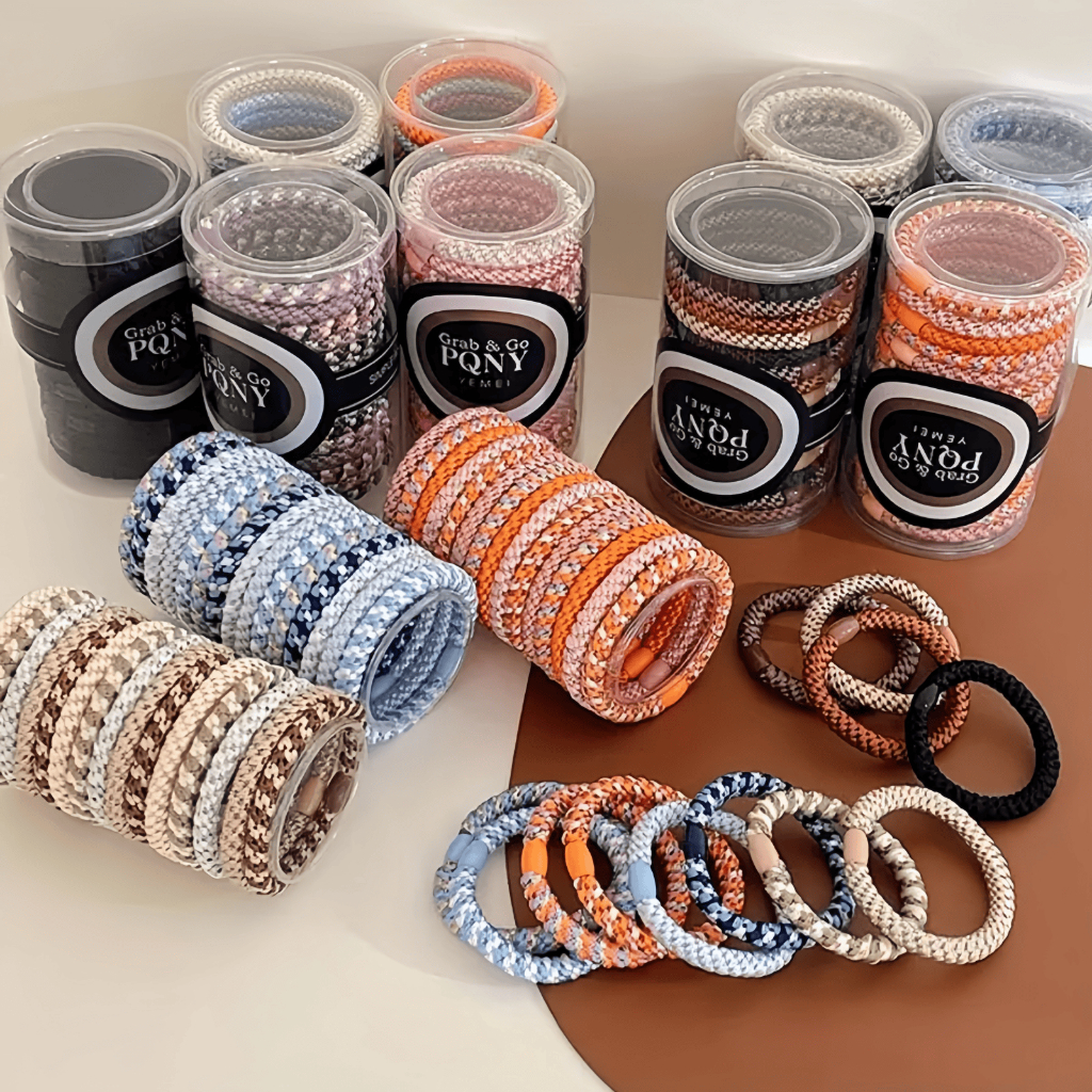 15pc Braided Hair Ties Set,High Elasticity Durable Hair Rings,Elegant ...