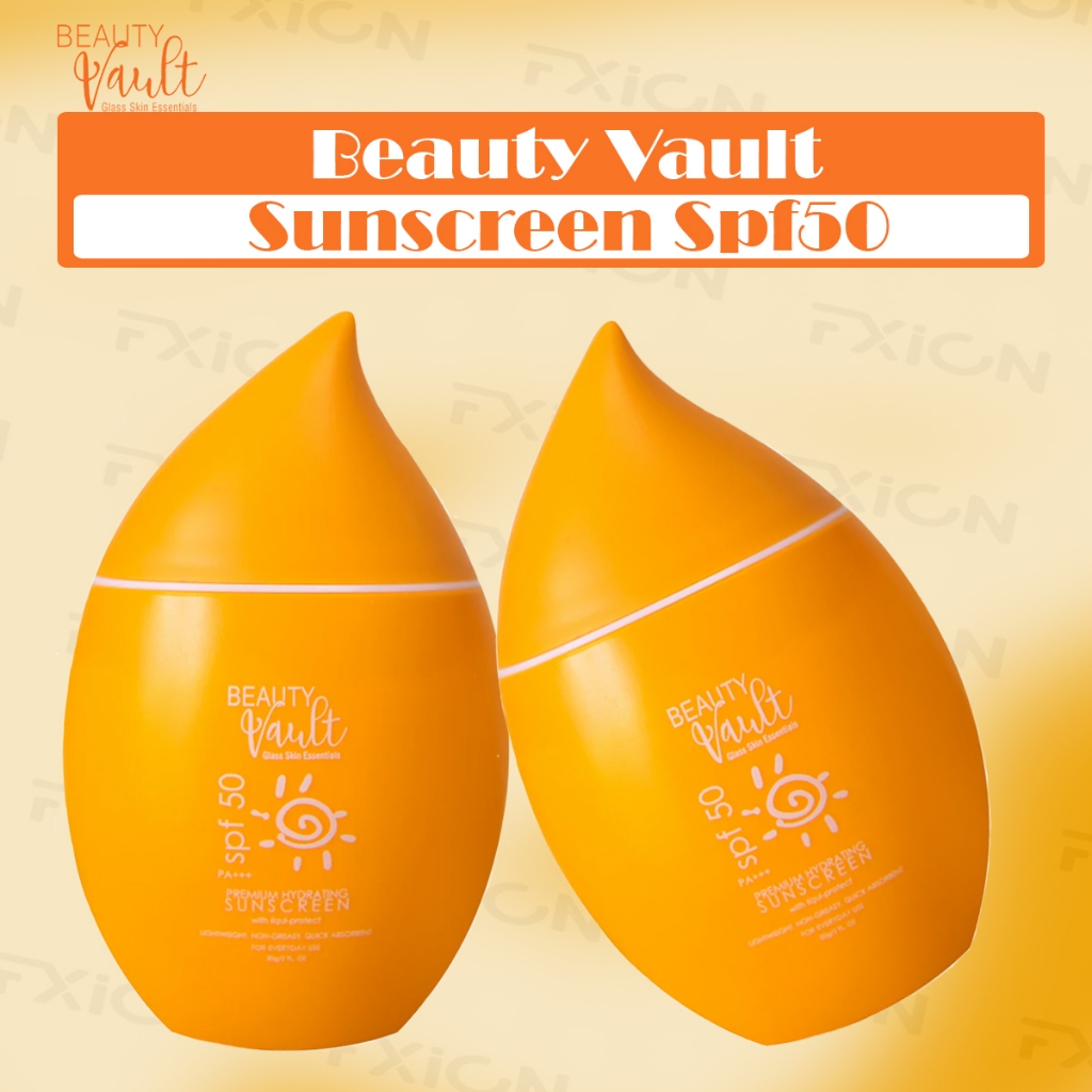Beauty Vault Premium Hydrating Sunscreen 50g - Facial Sun Protection ...