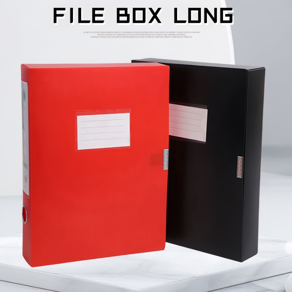 Document Organizer Long Size Red/Black Paper File Organizer Thickened ...