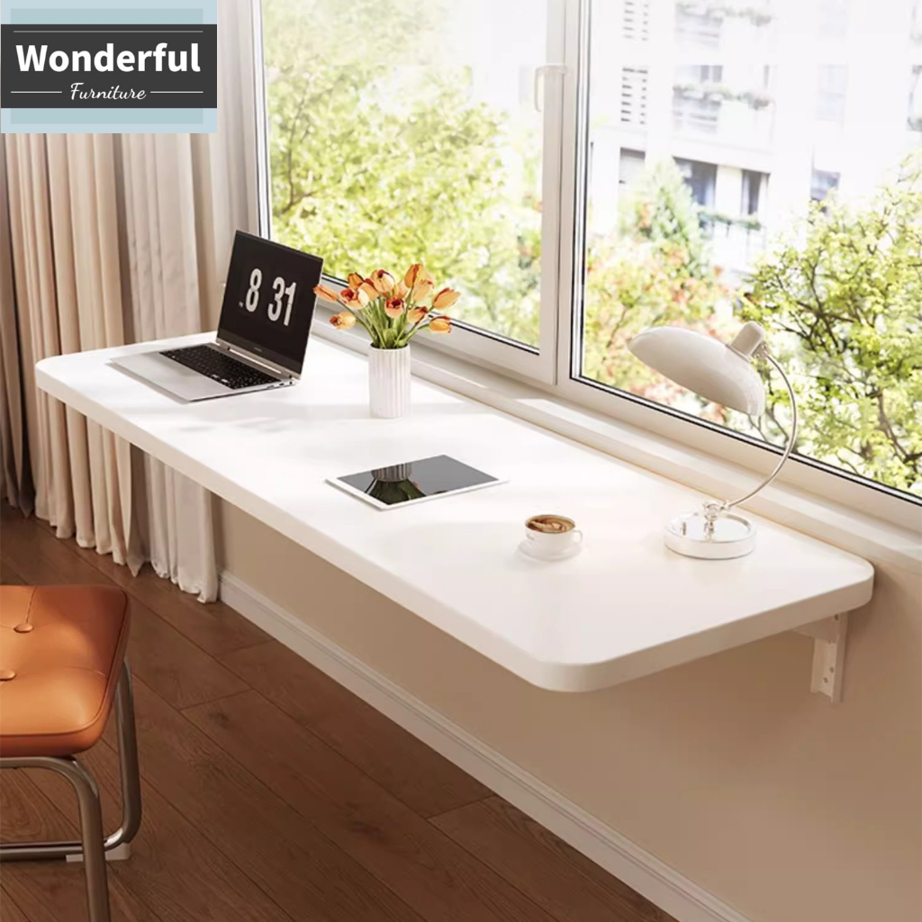 COD Wall Folding Table Foldable Dining Table Wall Mounted Table Space ...
