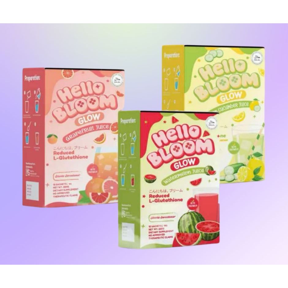 Hello Blooms Glow Drinks (10 Sachet in 1 Pack 18g) | Shopee Philippines