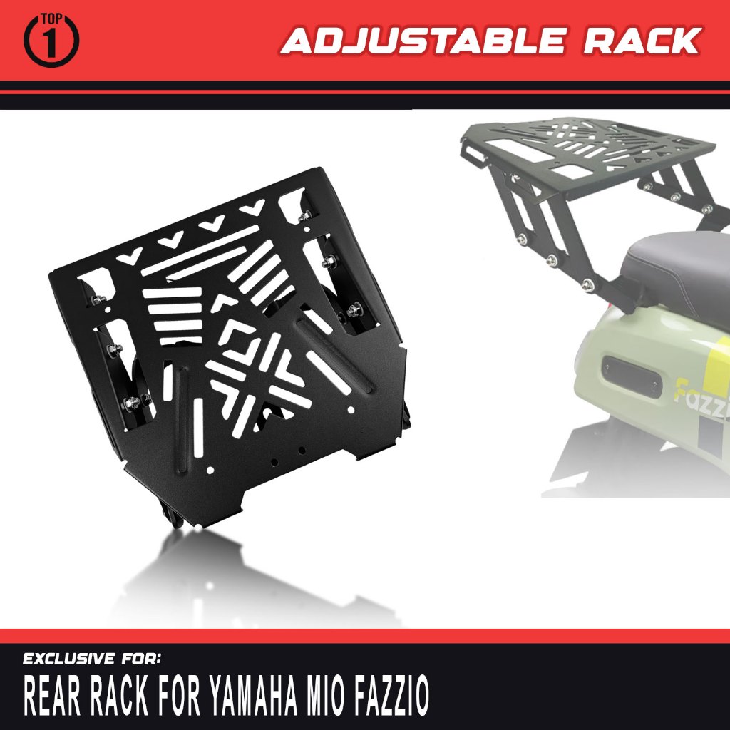 TOP 1 MOTOR 1 SET REAR RACK BRACKET FOR YAMAHA FAZZIO MOTORCYCLE ...