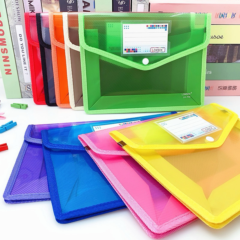 WEIBO 3D HORIZONTAL ENVELOPE Waterproof Stationery Storage Pouch File ...