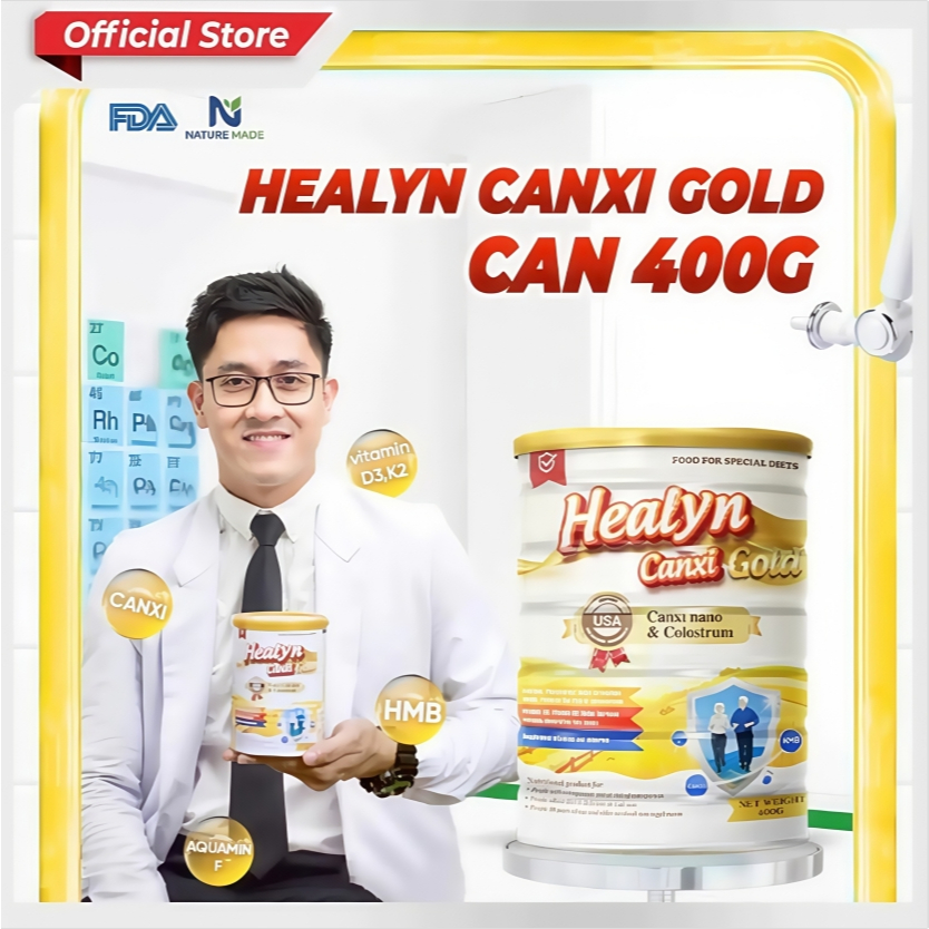 Healyn Canxi Gold Colostrum 400g genuine - Premium Joint, Bone ...