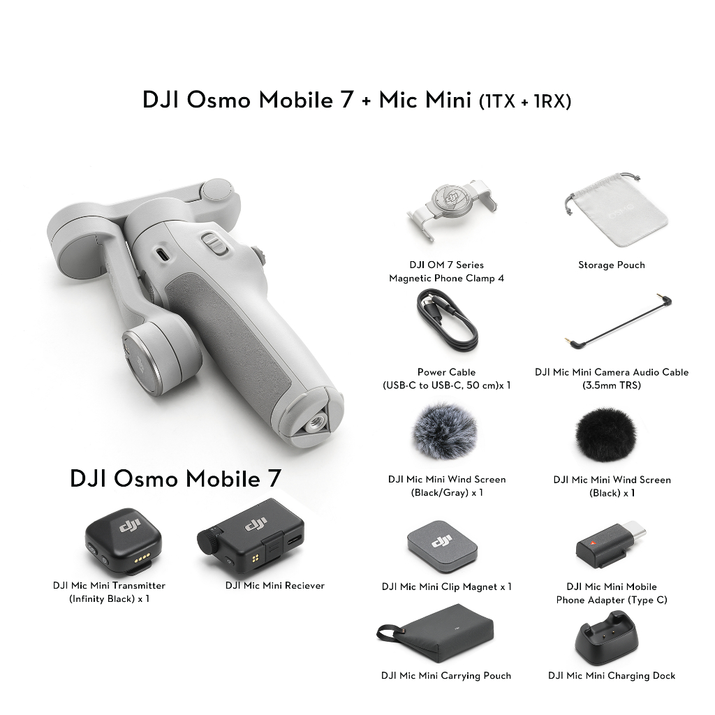 DJI Osmo Mobile Series Handheld Gimbal 3Axis Stabilization 10hr  Battery Life
