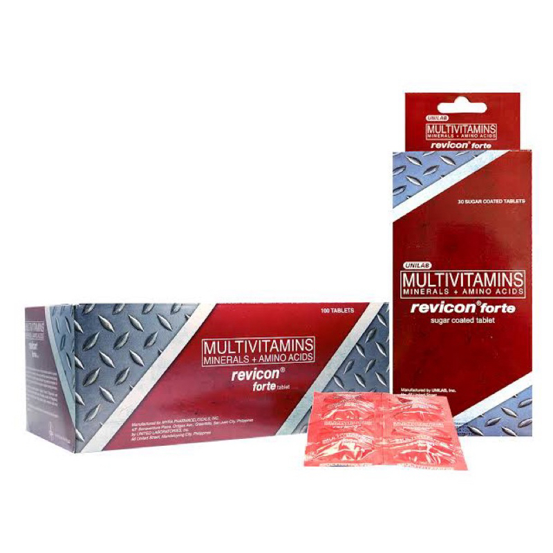 REVICON FORTE Multivitamin ( 4pcs) | Shopee Philippines