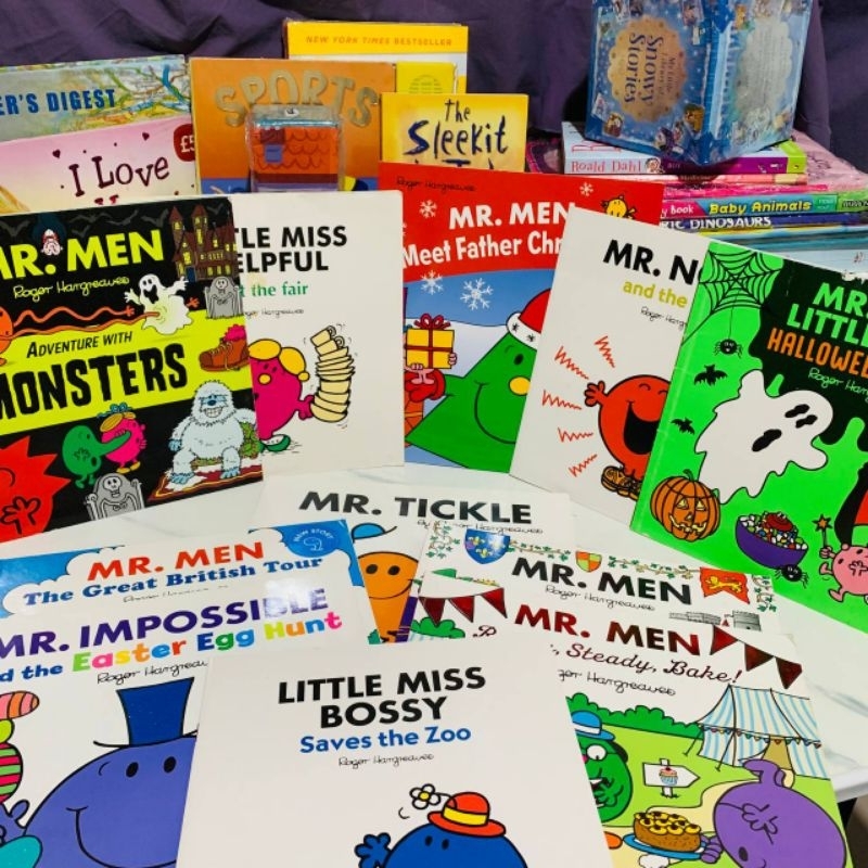 TheREDLibrary- Mr. Men Little Miss Storybooks for Children Big Size ...