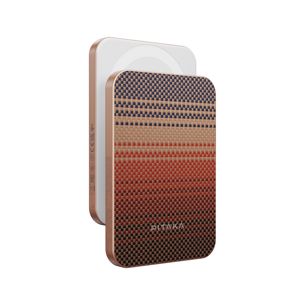 PITAKA Qi2 Wireless Magnetic Power Bank - Ultra Slim, 15W Wireless ...