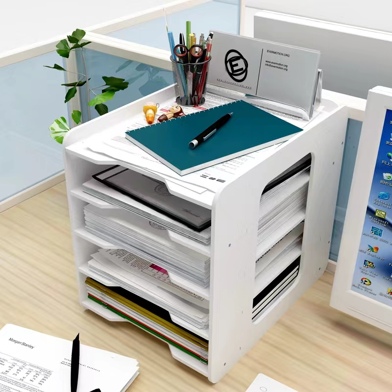Desktop file rack storage rack A4 paper desktop file rack Office ...