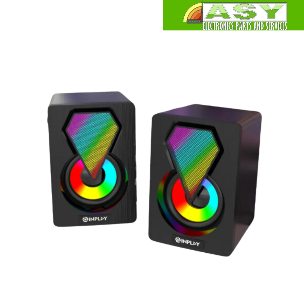 Inplay MS246 RGB Multimedia Mini Speaker – USB-Powered, Compact & Clear ...