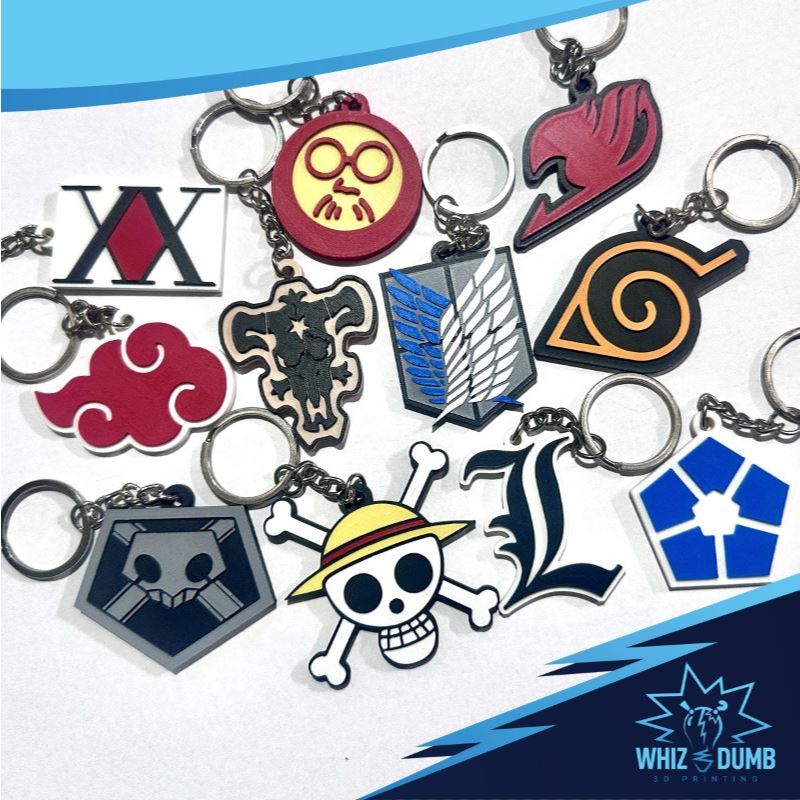 Anime Inspired Keychain Collection | Shopee Philippines
