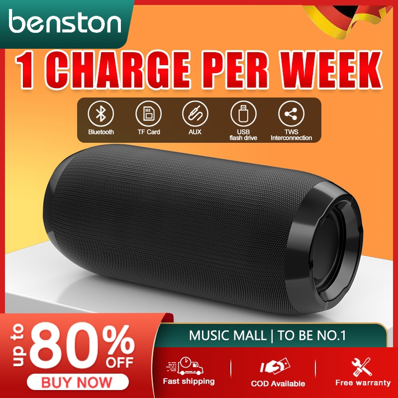 Portable Bluetooth Speaker Massive Sound Deepest Bass IPX7 Waterproof ...