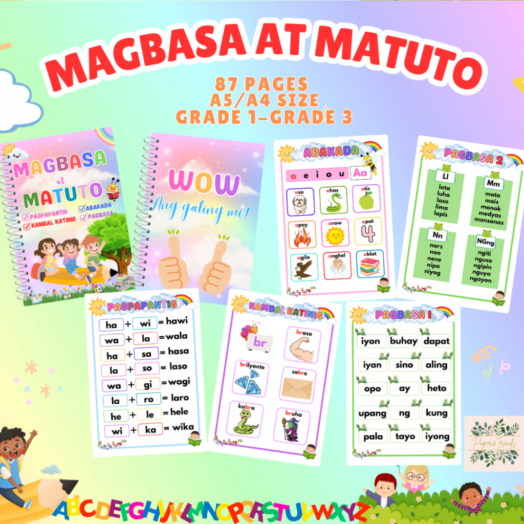 Magbasa at Matuto ng Abakada / Gabay sa Pagbabasa / Unang Hakbang sa ...