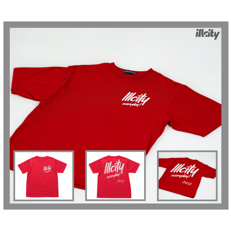 ILLCity QuickStrike Red | Basic Collection | Urban Clothing | Shopee ...