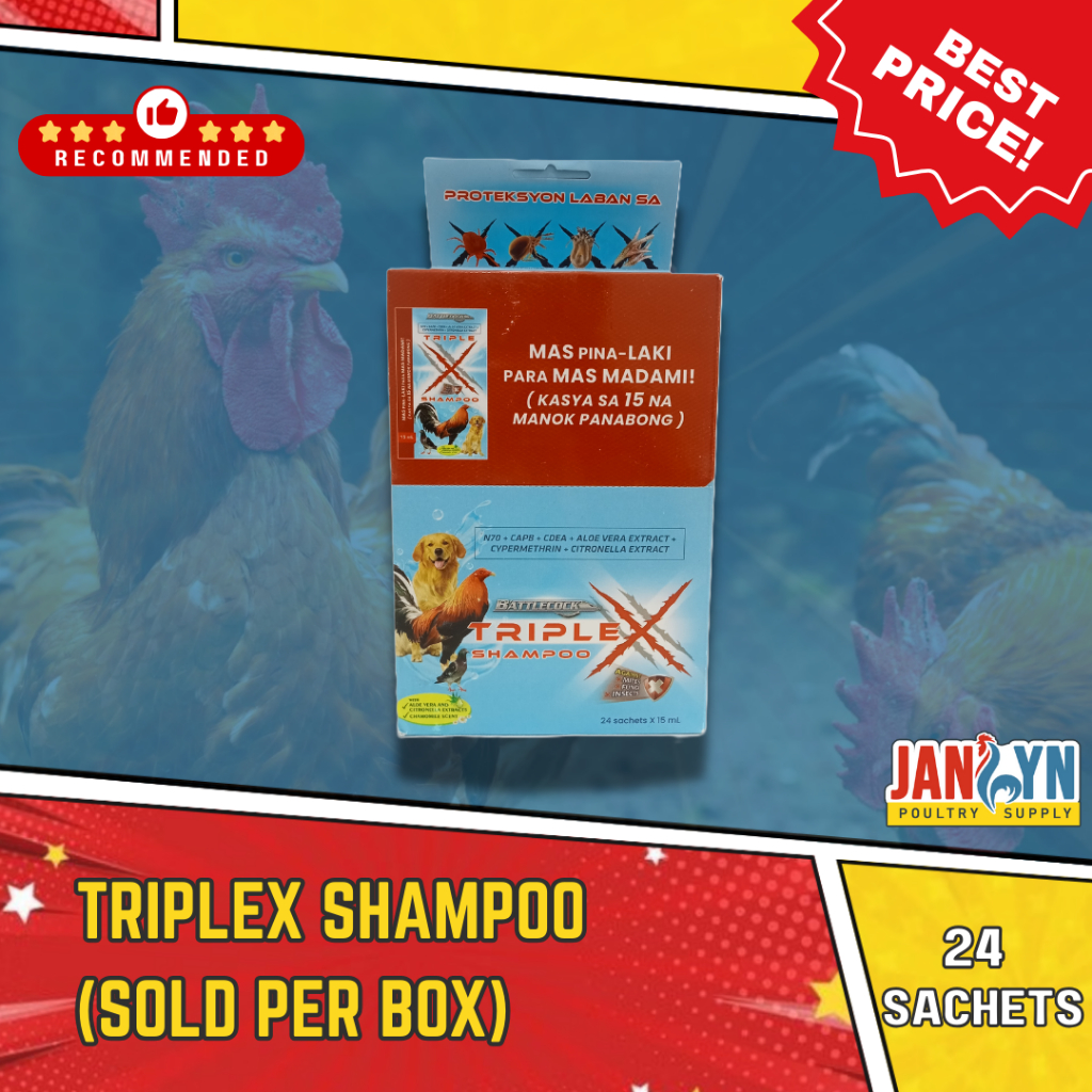 Triple X Shampoo - 24 Sachet x 15grams per Box | Shopee Philippines