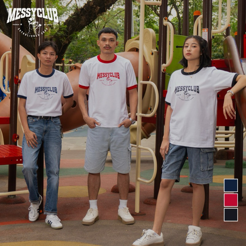 Messy Ringer Tee Printed collection | Shopee Philippines