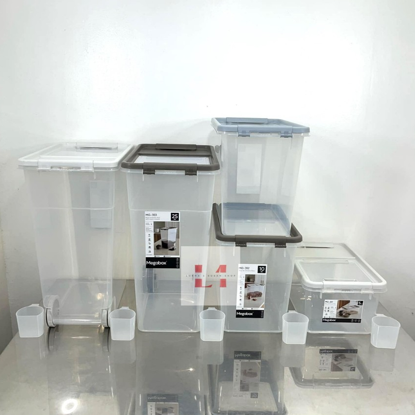 MegaBox Lock and Seal Rice Storage Box Container (with Different ...