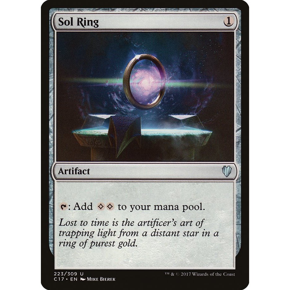 Magic the Gathering - Sol Ring - MTG Artifact / Colorless - NM | Shopee ...