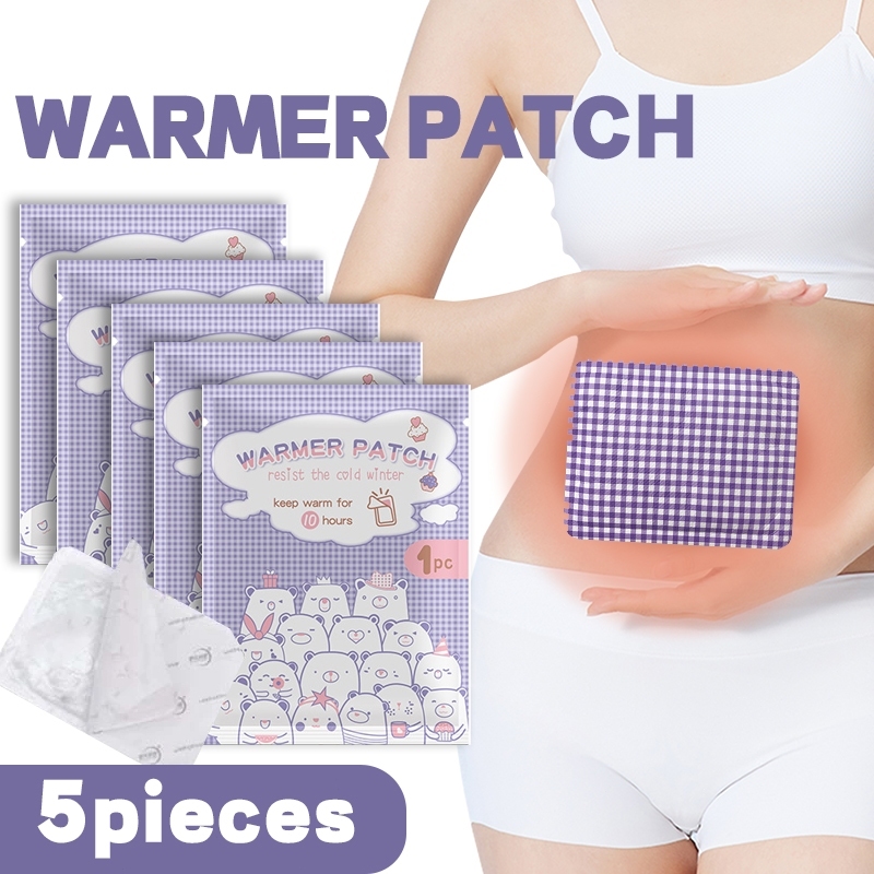 Menstrual Cramps Pain Relief – Self-Heating Warm Compress Patch ...
