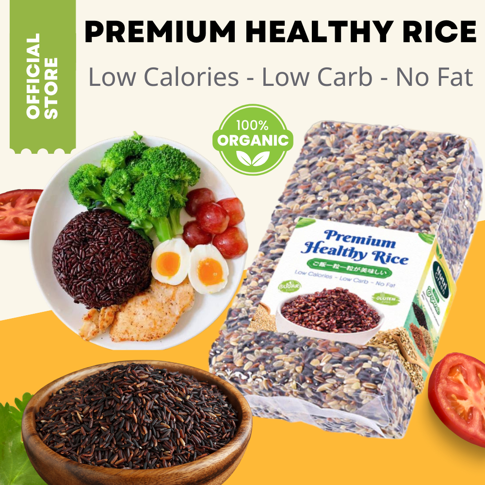 Premium Brown Rice Organic For Diabetic Weight Loss Multi-grain Rice ...