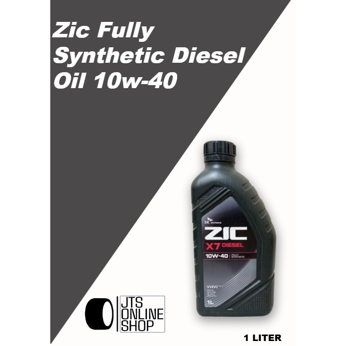 Zic Fully Synthetic Diesel Oil 10w-40 LITER | Shopee Philippines