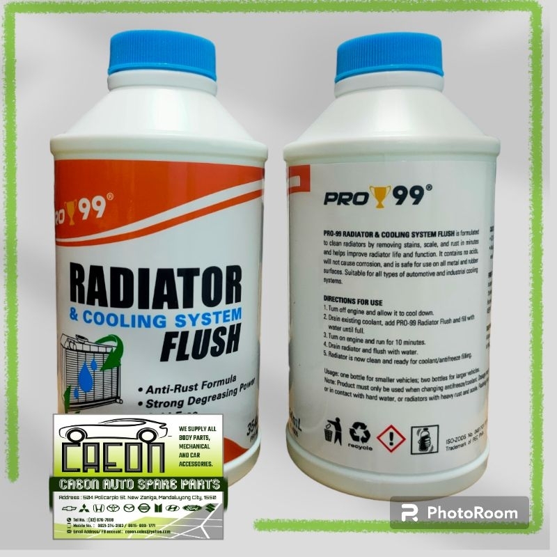 PRO 99 RADIATOR & COOLING SYSTEM FLUSH 354ml | Shopee Philippines