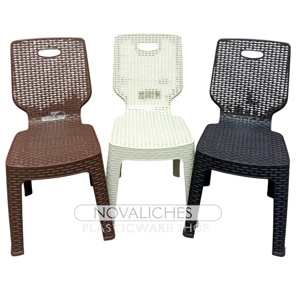 RATTAN CHAIR PLASTIC MONOBLOC CENTRIX CHAIR (STOCK #5611) | Shopee ...