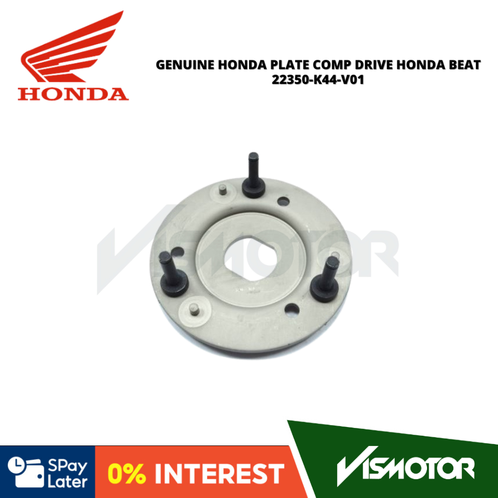 GENUINE HONDA PLATE COMP DRIVE HONDA BEAT 22350-K44-V01 | Shopee ...